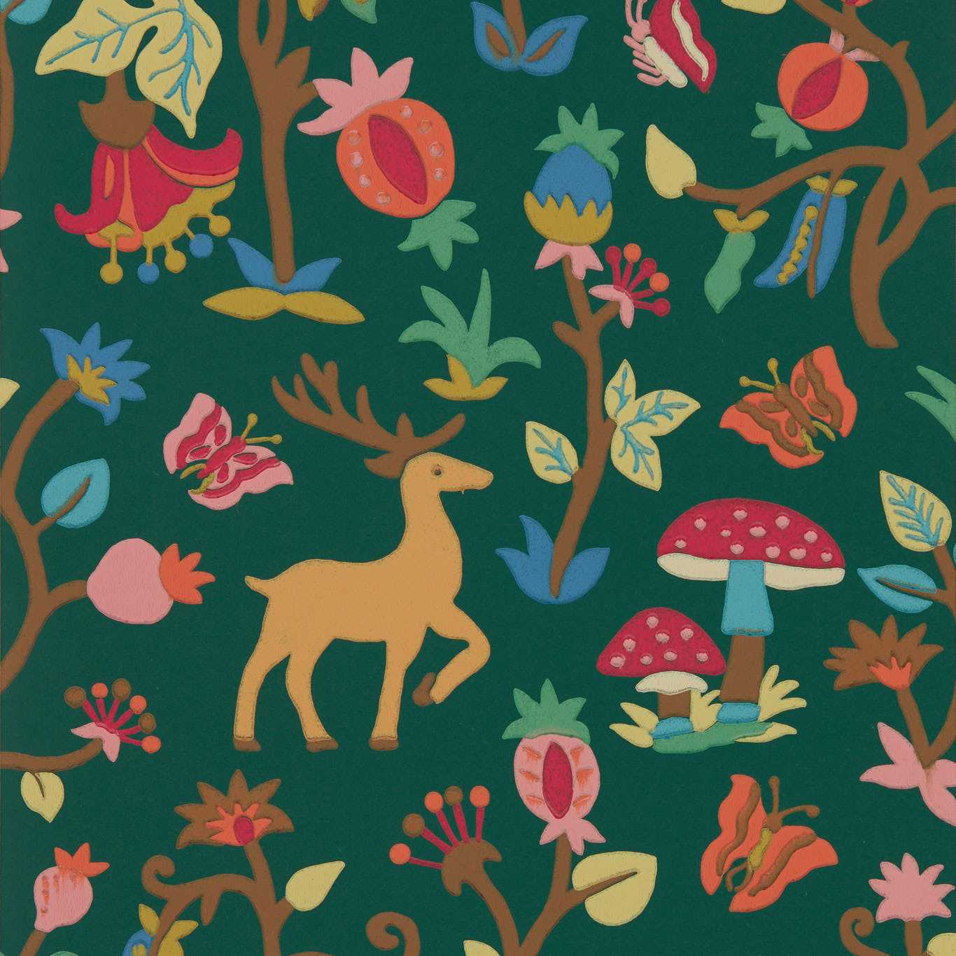 Forest Of Dean Midnight/Multi Wallpaper