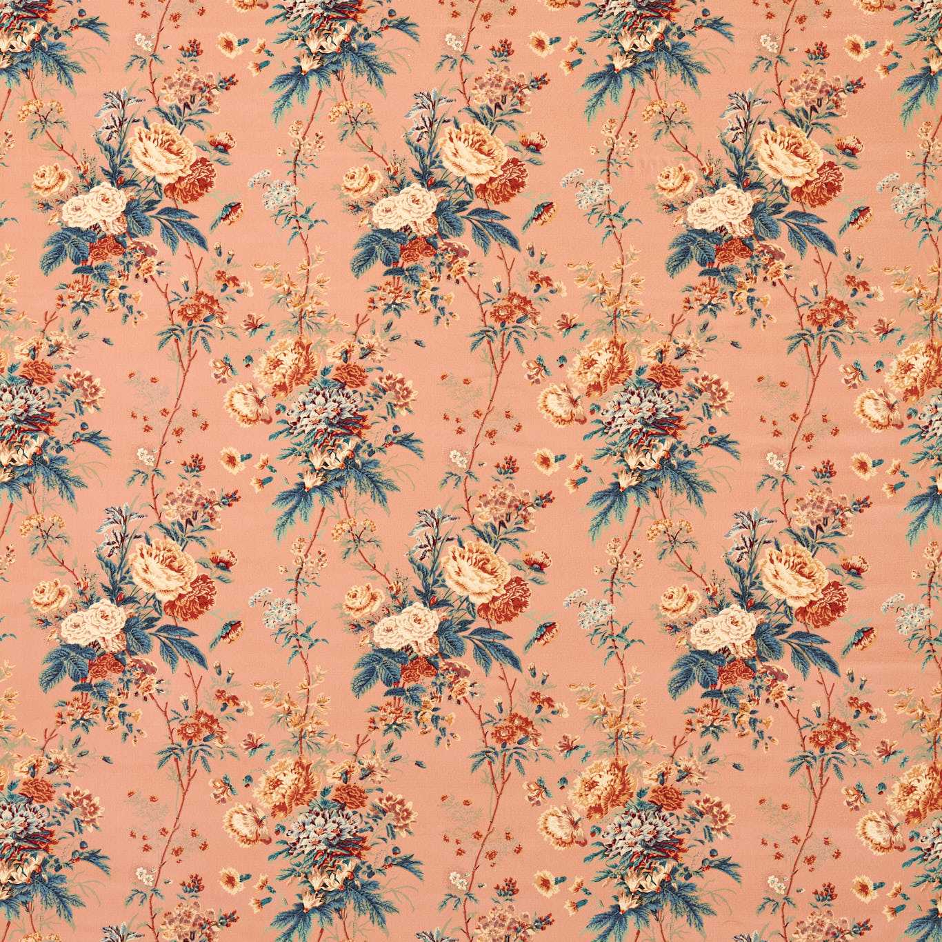 Lakeland Paradis Velvet Sandstone Fabric - Pink - Sanderson
