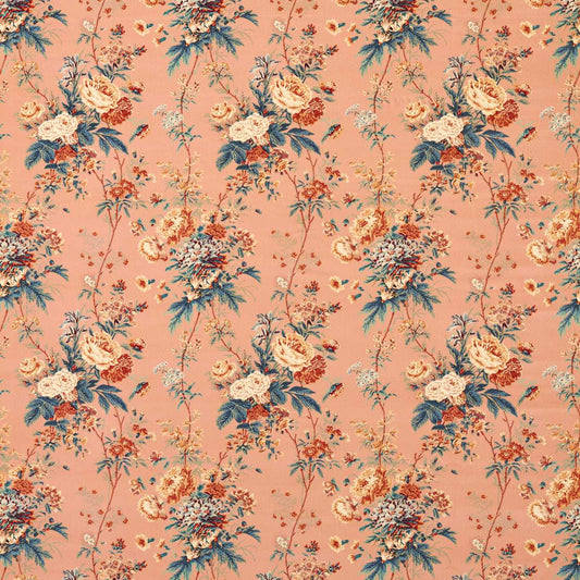 Lakeland Paradis Velvet Sandstone Fabric - Pink - Sanderson