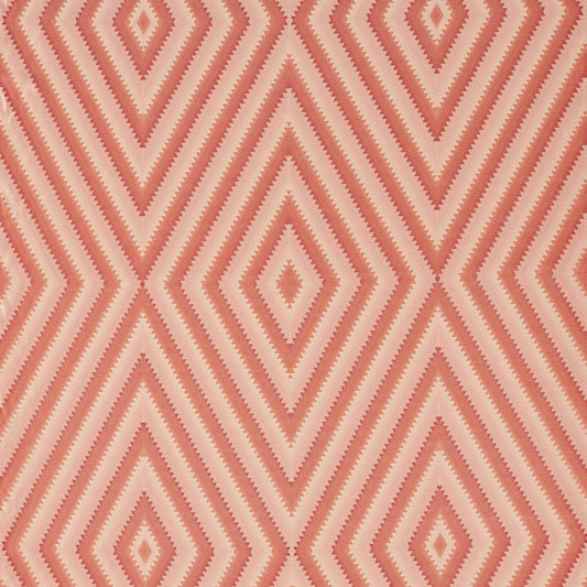 Dazzle Conch/Madder Fabric - Pink - Sanderson