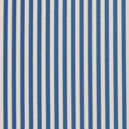 Regency Aperigon Brighton Blue/Linen Fabric - Blue - Sanderson