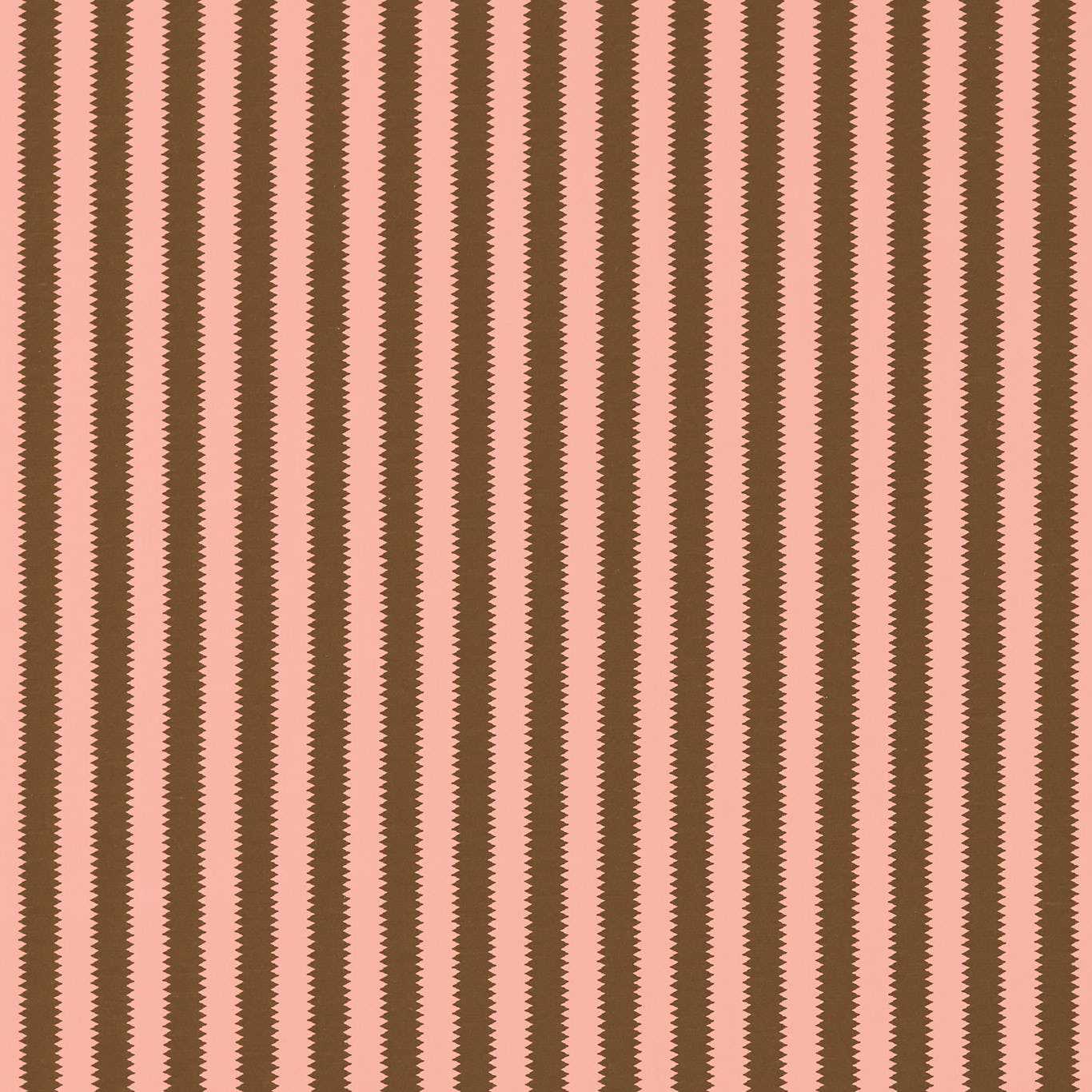 Regency Aperigon Putty/Walnut Fabric - Pink - Sanderson
