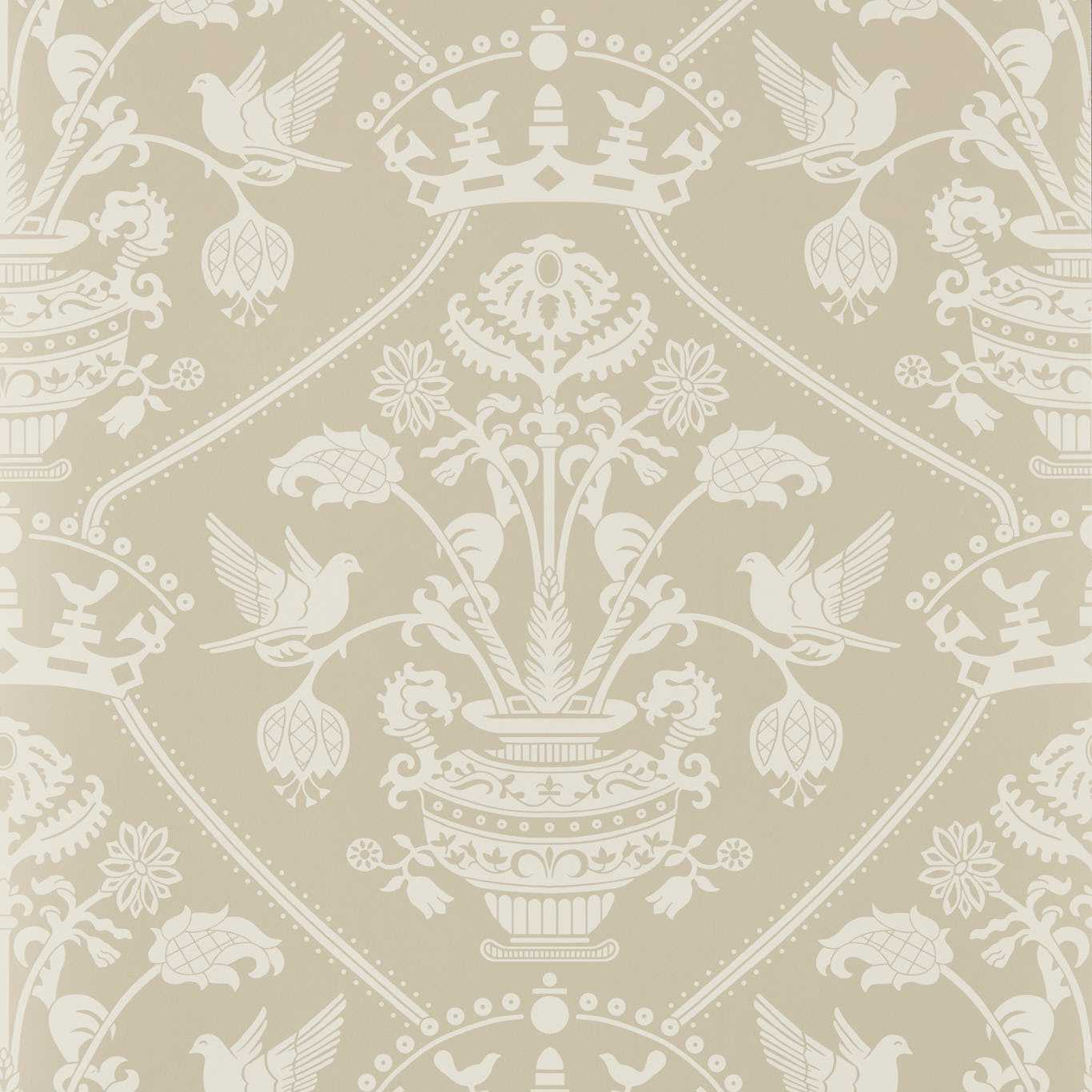 Highgrove Damask Wallpaper