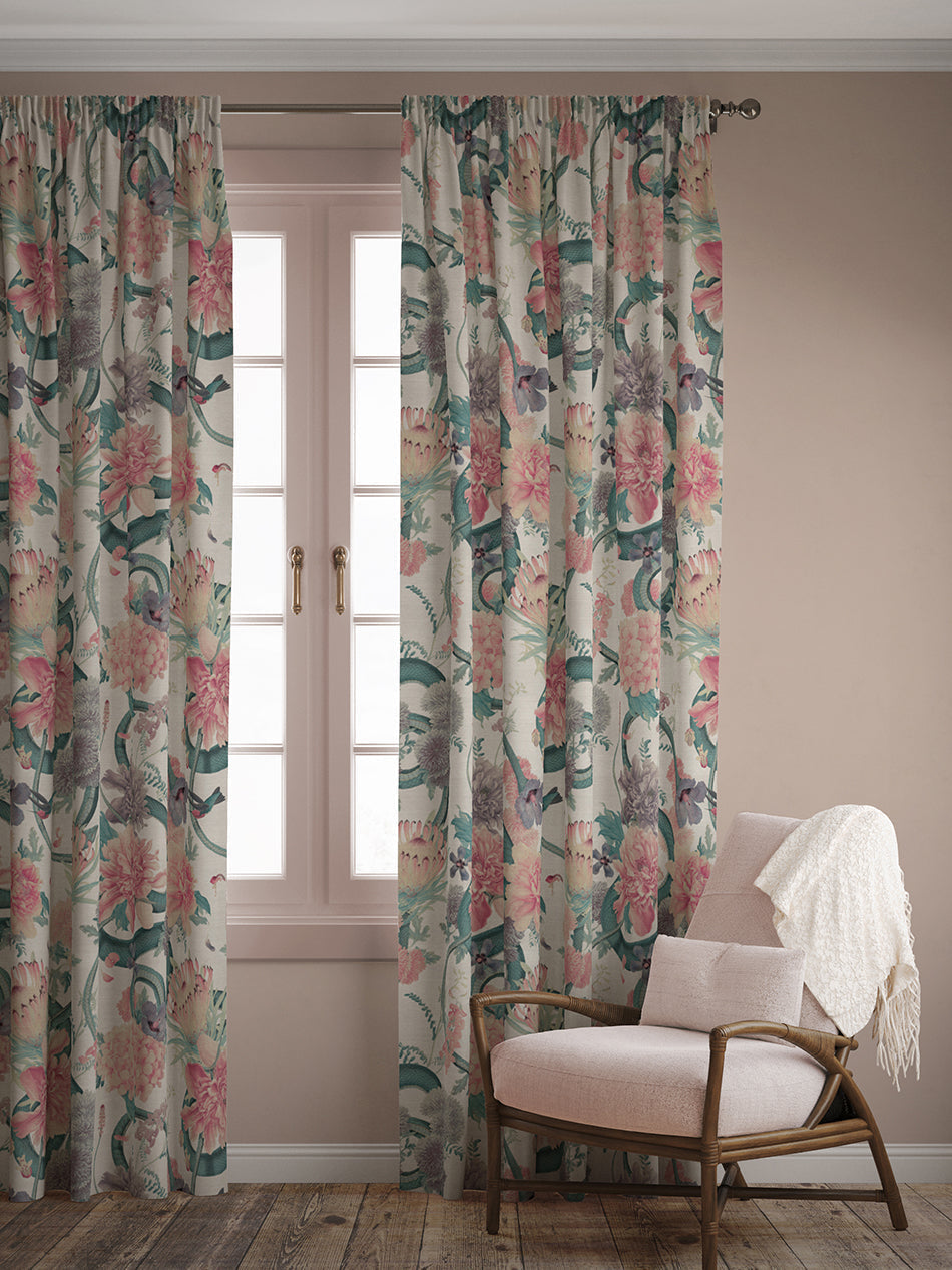 Forbidden Bloom Recycled Velvet Fabric