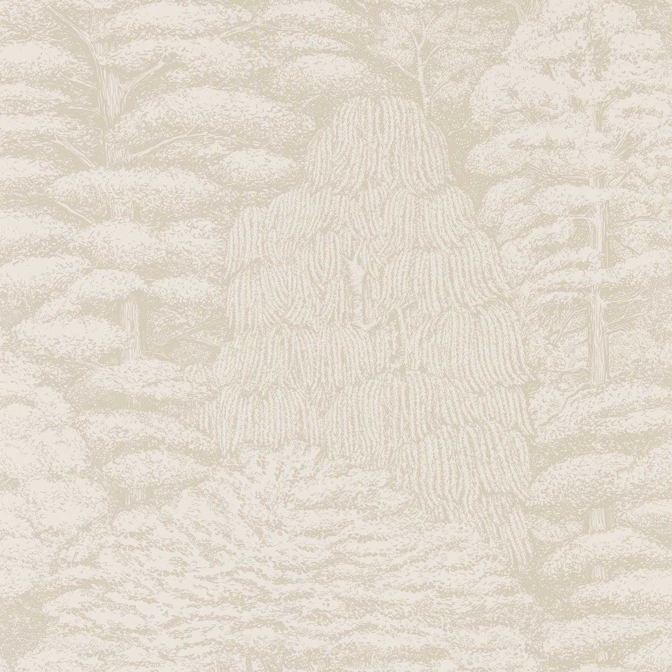 Woodland Toile Ivory/Neutral Wallpaper