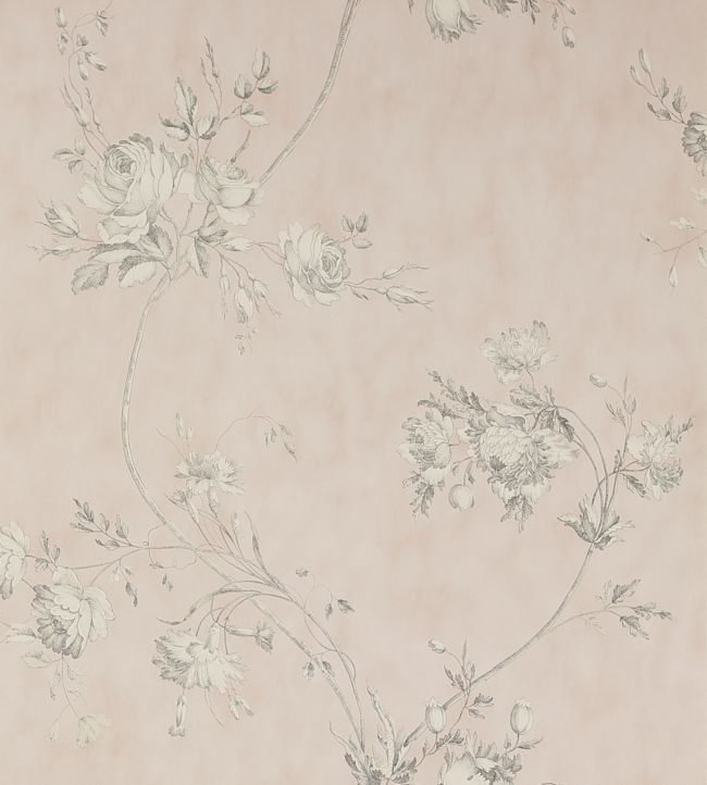 Darcy Wallpaper - Pale Pink - Colefax & Fowler