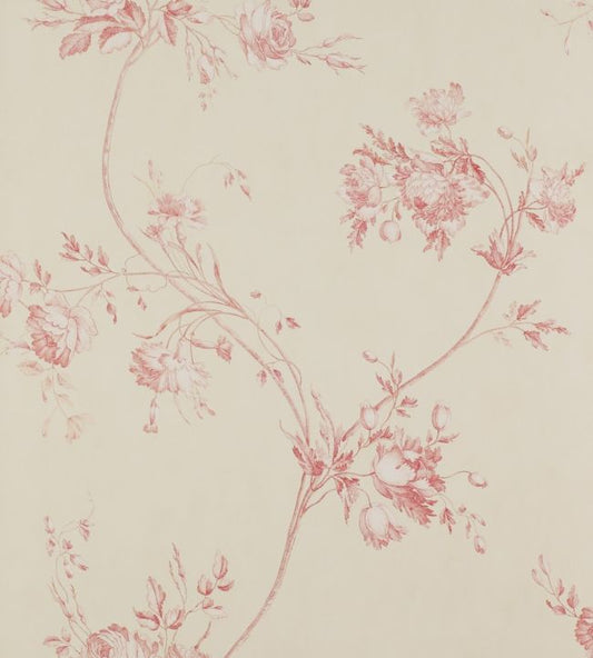 Darcy Wallpaper - Red - Colefax & Fowler