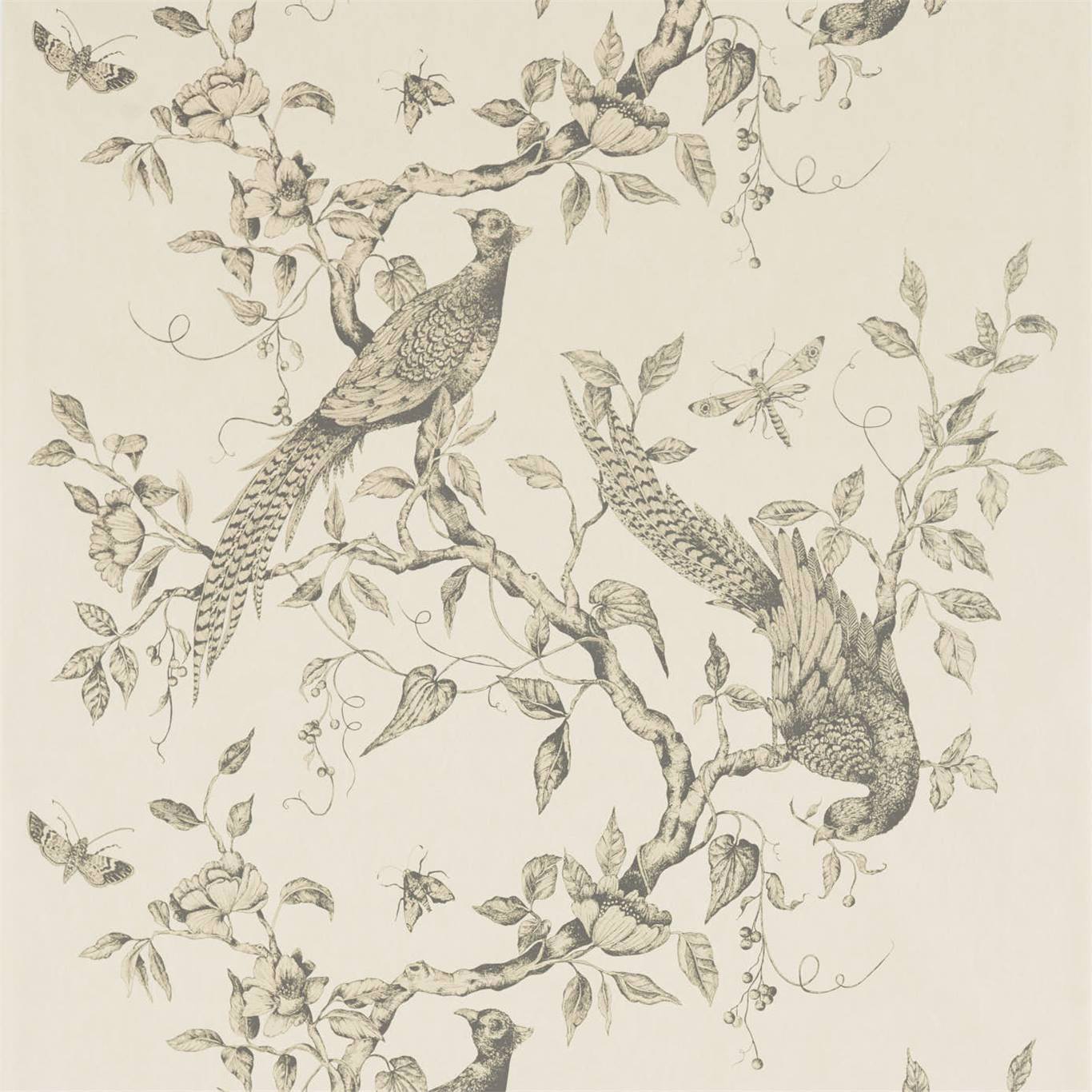 Darnley Wallpaper - Snow - ZDAR312848 - Zoffany
