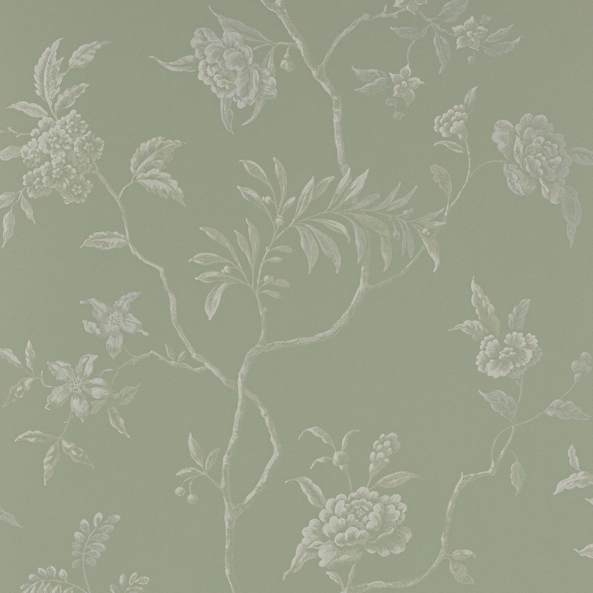 Delancey Wallpaper - Aqua - Colefax & Fowler