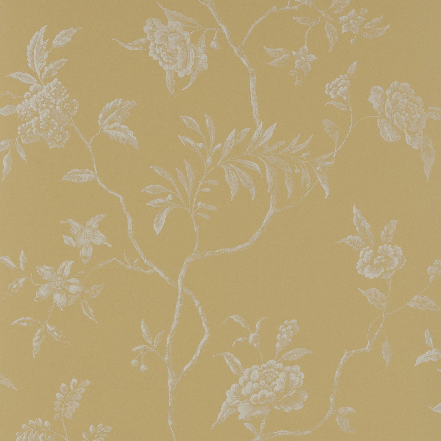 Delancey Wallpaper - Yellow - Colefax & Fowler