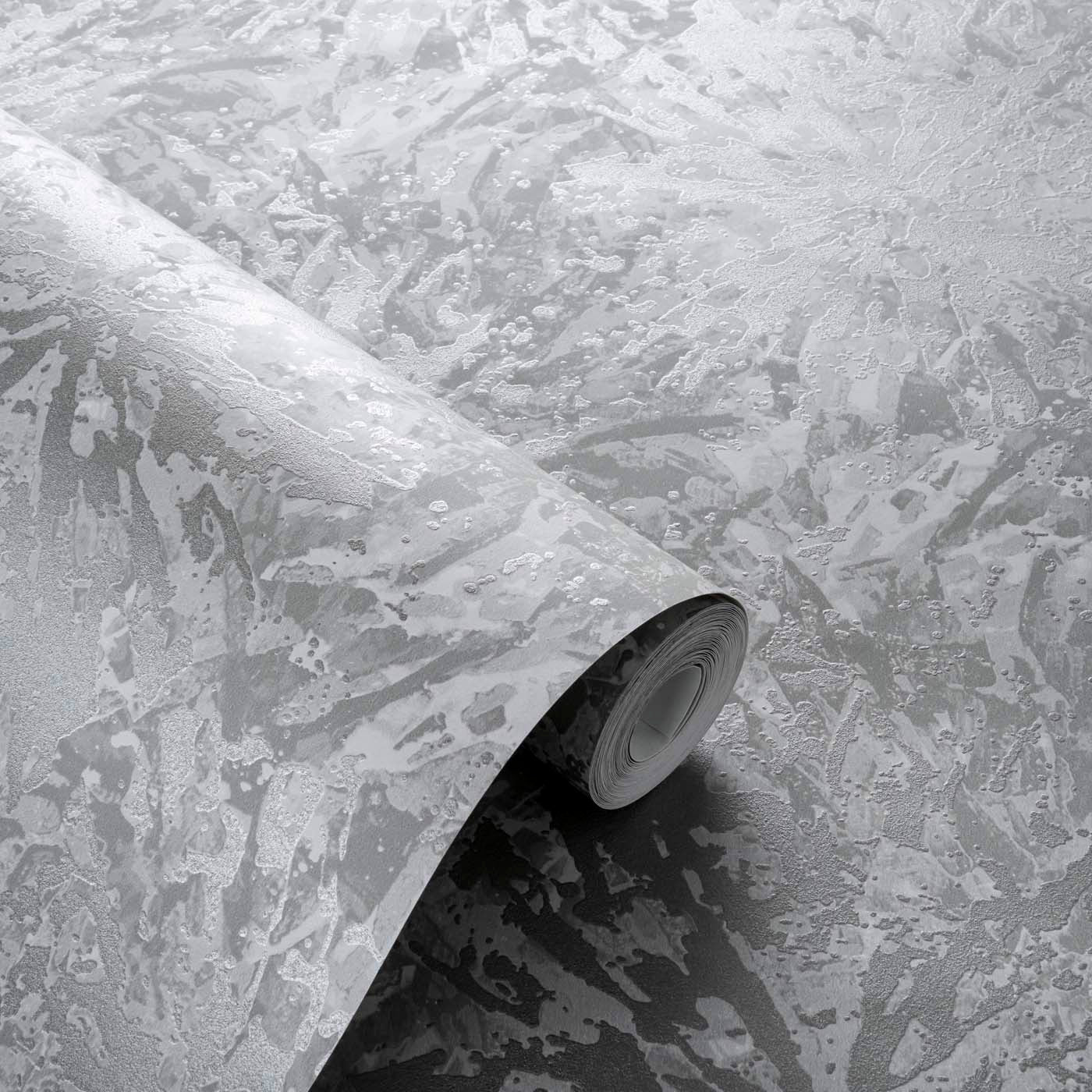 Dipinto Wallpaper - Pewter - Clarke & Clarke