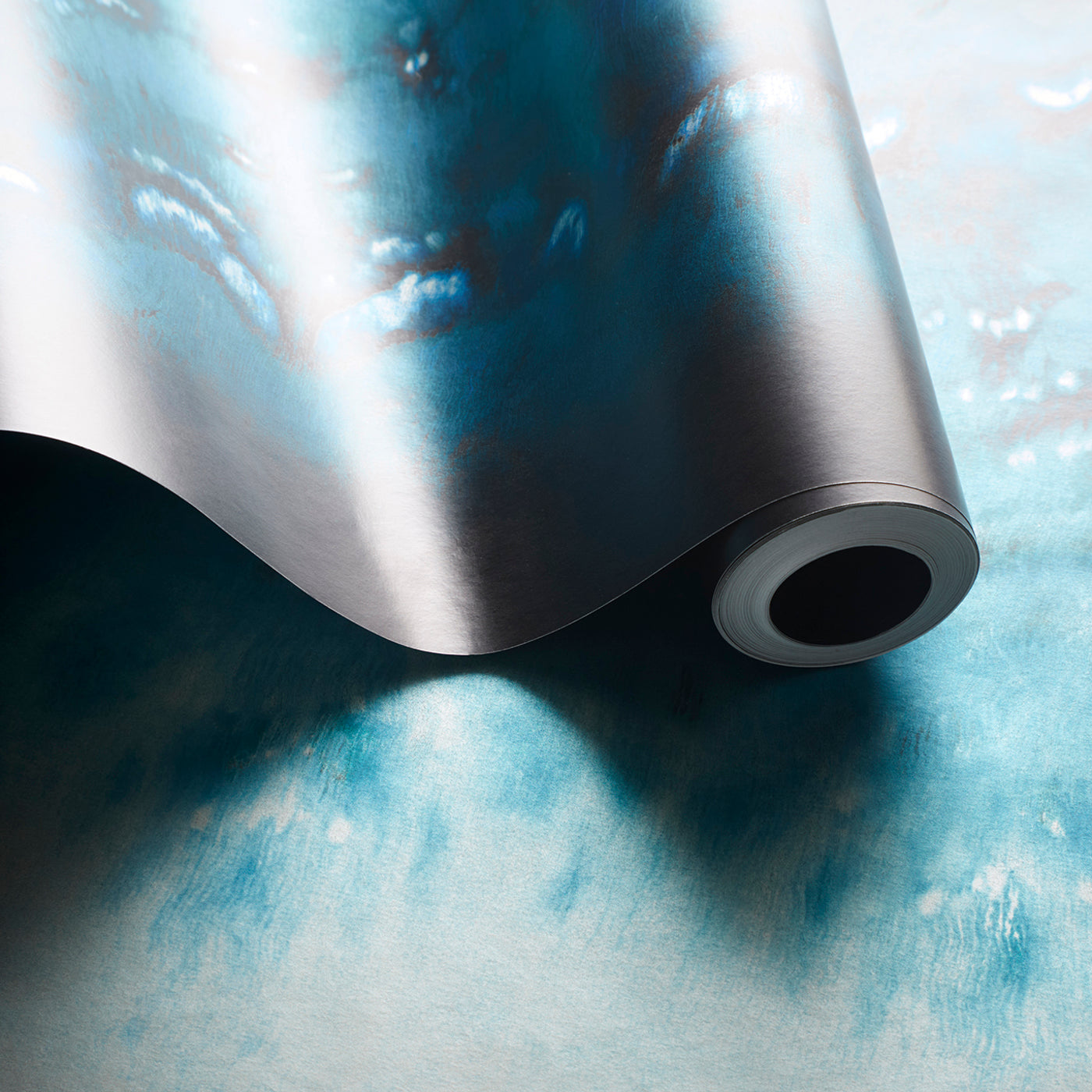 Disperse Wallpaper - Teal - Clarke & Clarke