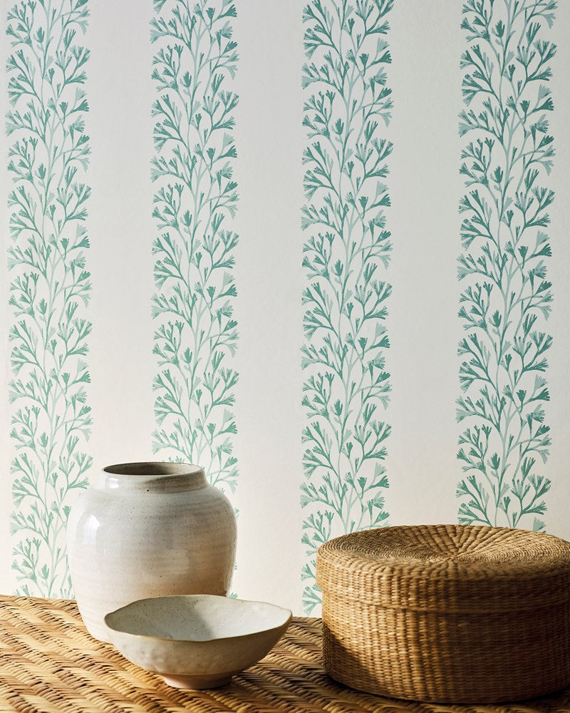 Dita Wallpaper - Aqua - J196W-01 - Jane Churchill