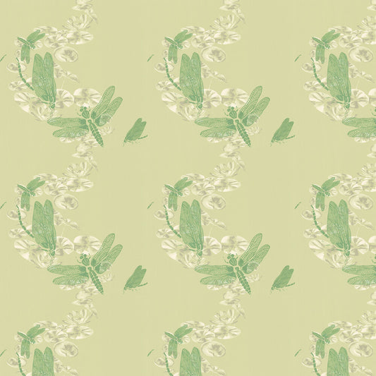 Dragonfly Wallpaper - Apple Green - BG0600-202 - Barneby Gates