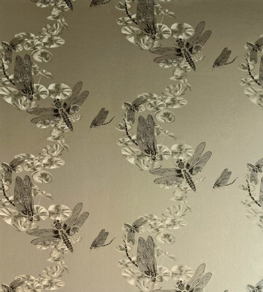 Dragonfly Wallpaper - Pewter - BG0600-201 - Barneby Gates