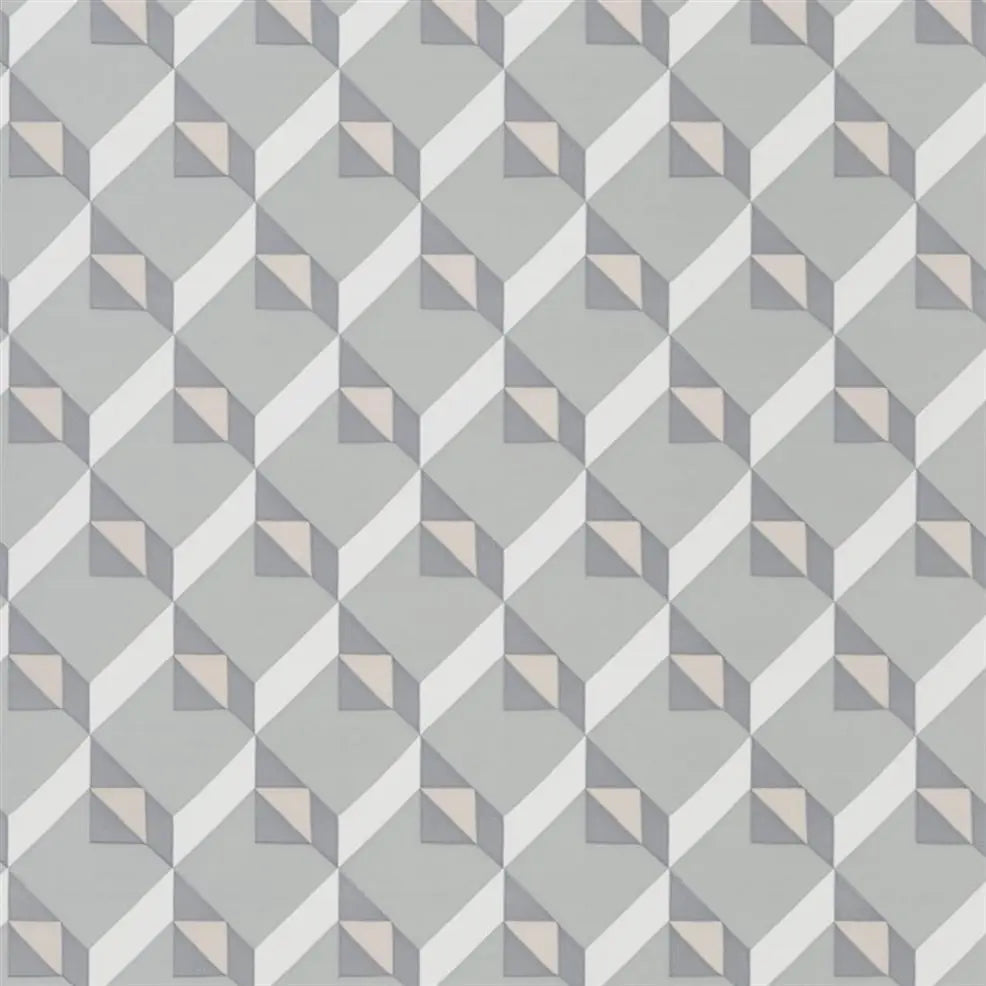 Dufrene Wallpaper - Zinc Blue - PDG1055/06 - Designers Guild