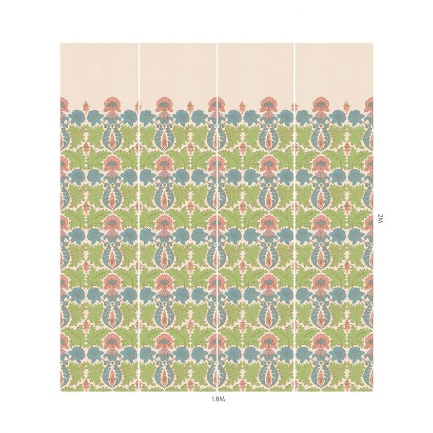 EMANIA CLIMBING WALLS Wallpaper - Tourmaline - House of Hackney