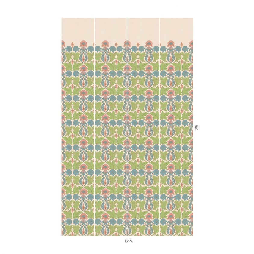 EMANIA CLIMBING WALLS Wallpaper - Tourmaline - House of Hackney