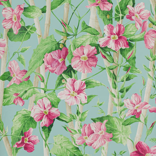 Elena Wallpaper - Rose/Aqua - 03114-02 - Manuel Canovas