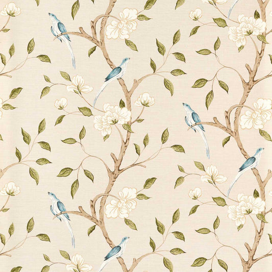 Eleonora Print Wallpaper - Evergreen - ZATW313046 - Zoffany