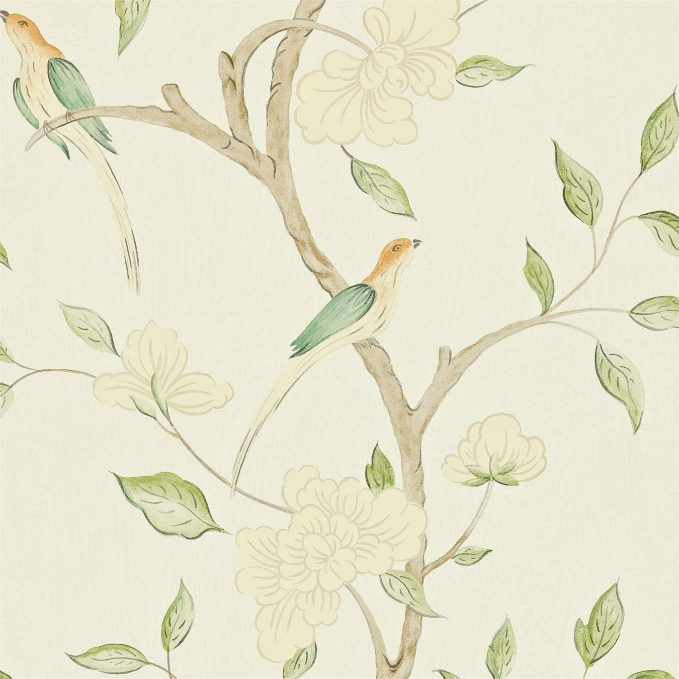 Eleonora Wallpaper - Celadon/Cream - ZGUV08002 - Zoffany