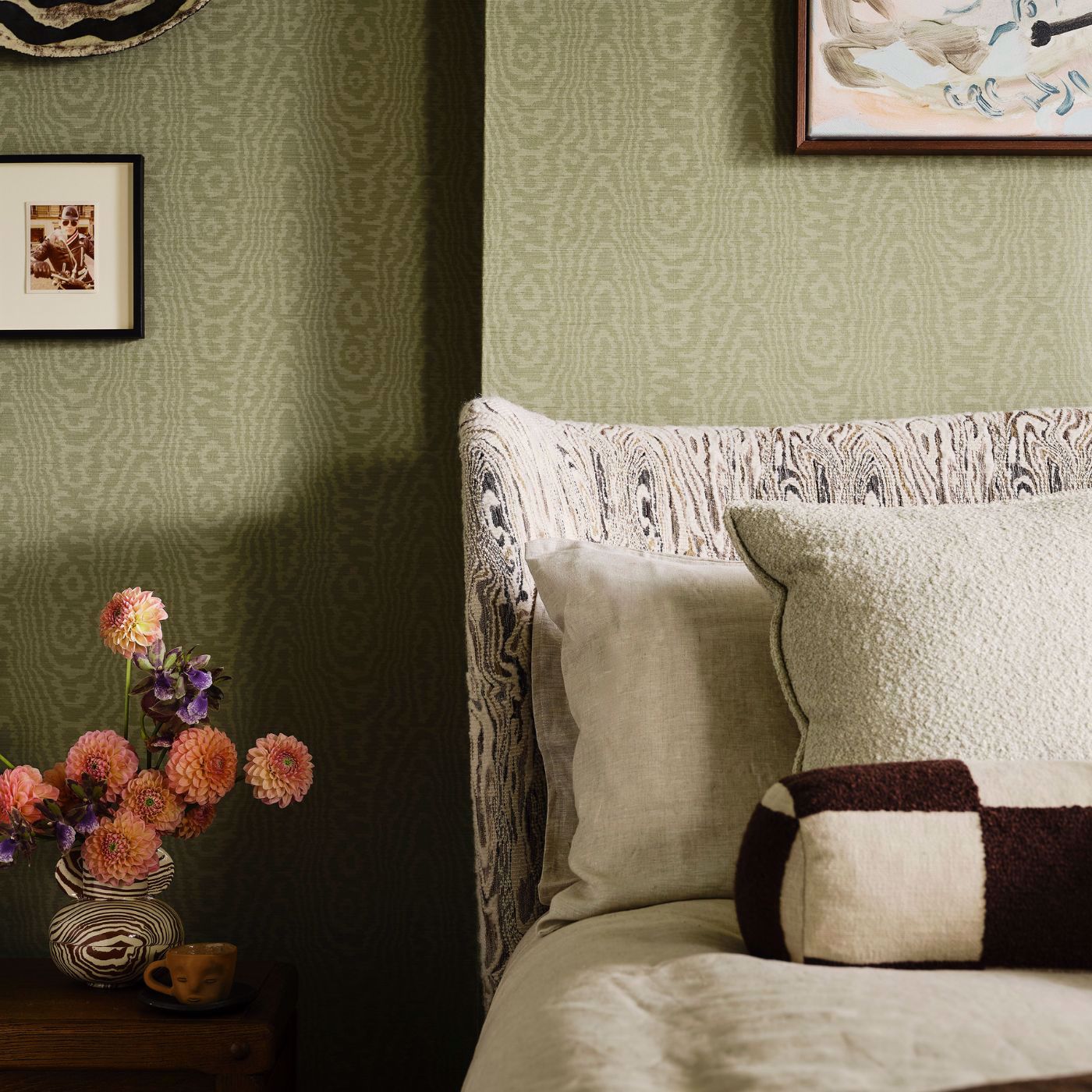 Elsworthy Wallpaper - Neptune Green - HHHW113178 - Harlequin