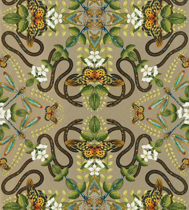 Emerald Forest Wallpaper - Gilver - Clarke & Clarke