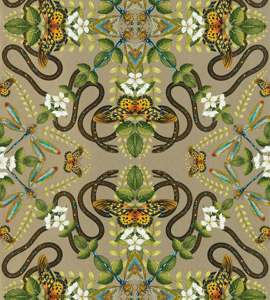 Emerald Forest Wallpaper - Gilver - Clarke & Clarke