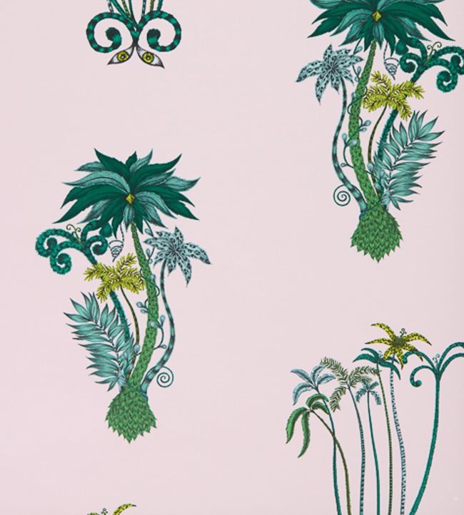 Emma J Shipley Jungle Palms Wallpaper - Pink