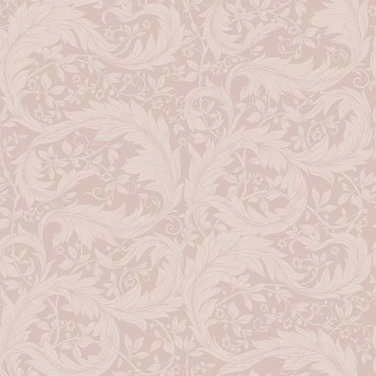 Enchanted Leaf Wallpaper - Vintage Rose - Lucie Annabel