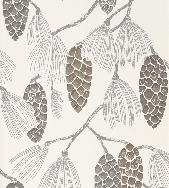 Epitome Wallpaper - Gilver/Chalk - HSTO111501 - Harlequin