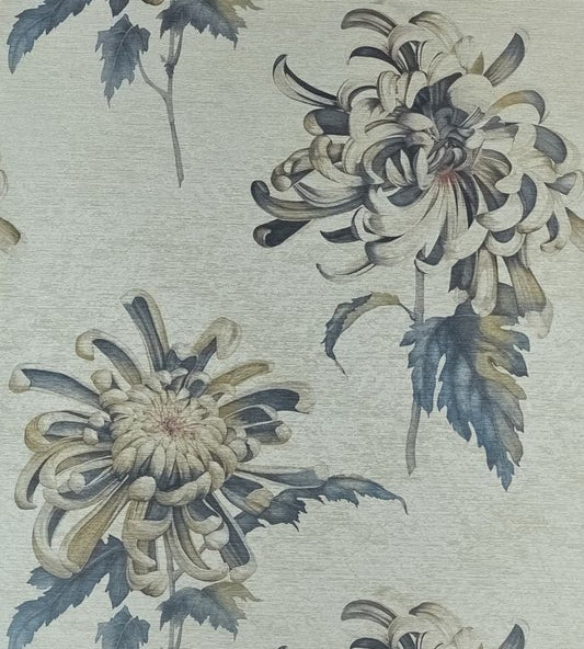 Evelyn Wallpaper - Tigers Eye/Bluestone - ZTOT312735 - Zoffany
