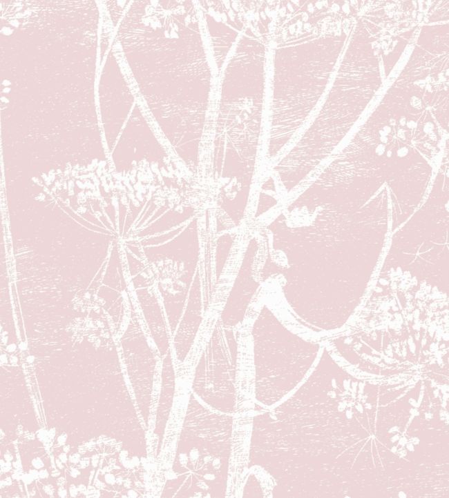 Cow Parsley Fabric - Pink