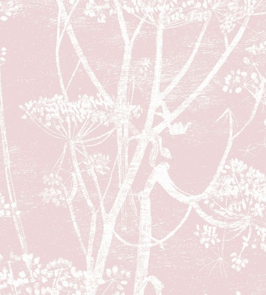 Cow Parsley Fabric - Pink - Cole & Son