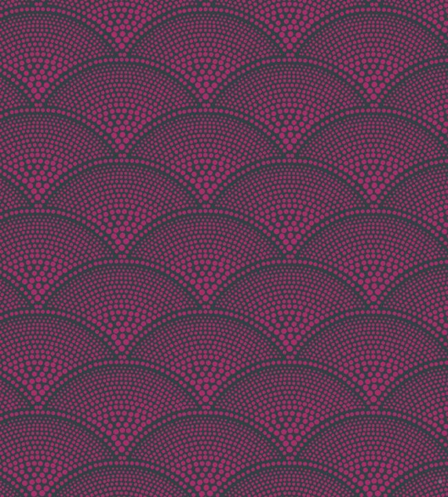 Feather Fan Fabric - Purple - Cole & Son