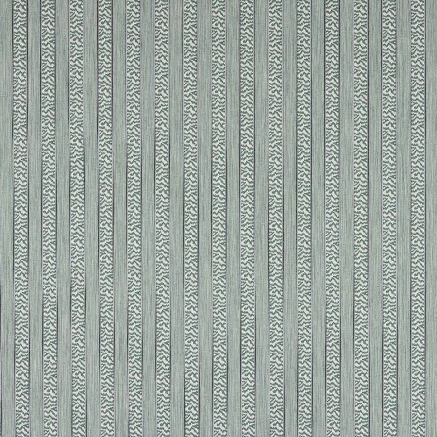 Tilney Stripe Fabric - Green - Colefax and Fowler