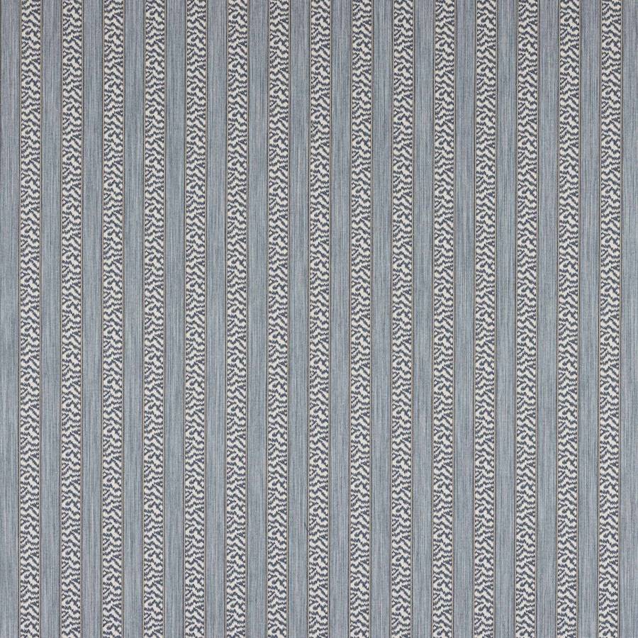 Tilney Stripe Fabric - Blue - Colefax and Fowler