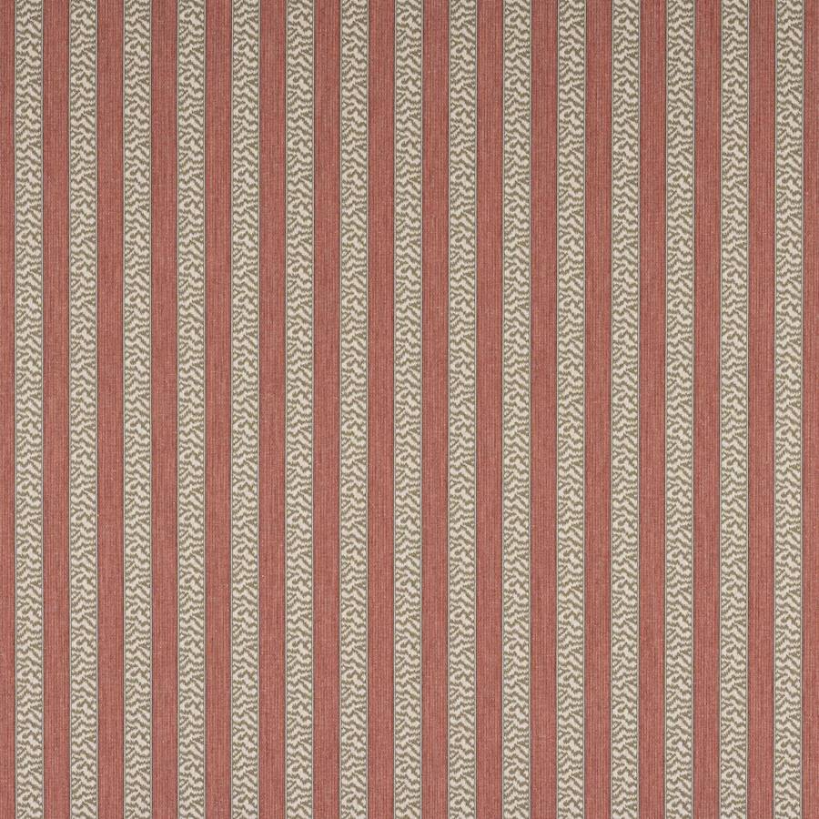 Tilney Stripe Fabric - Orange - Colefax and Fowler