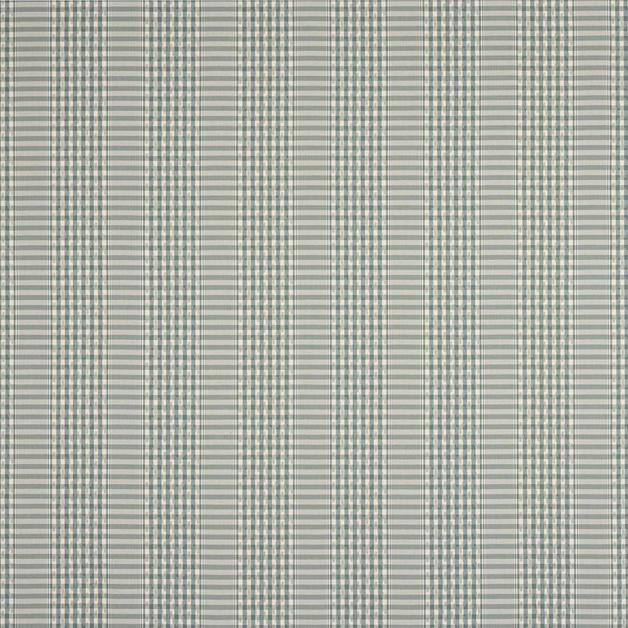 Langham Check Fabric - Green - Colefax and Fowler