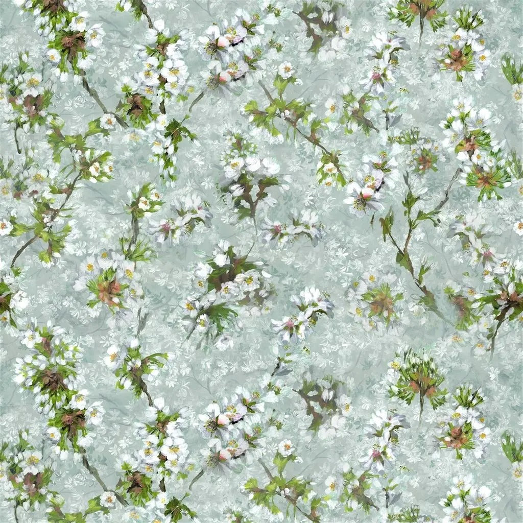 Fleur D Assam Platinum Fabric