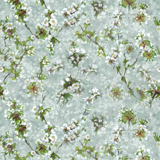 Fleur D Assam Platinum Fabric