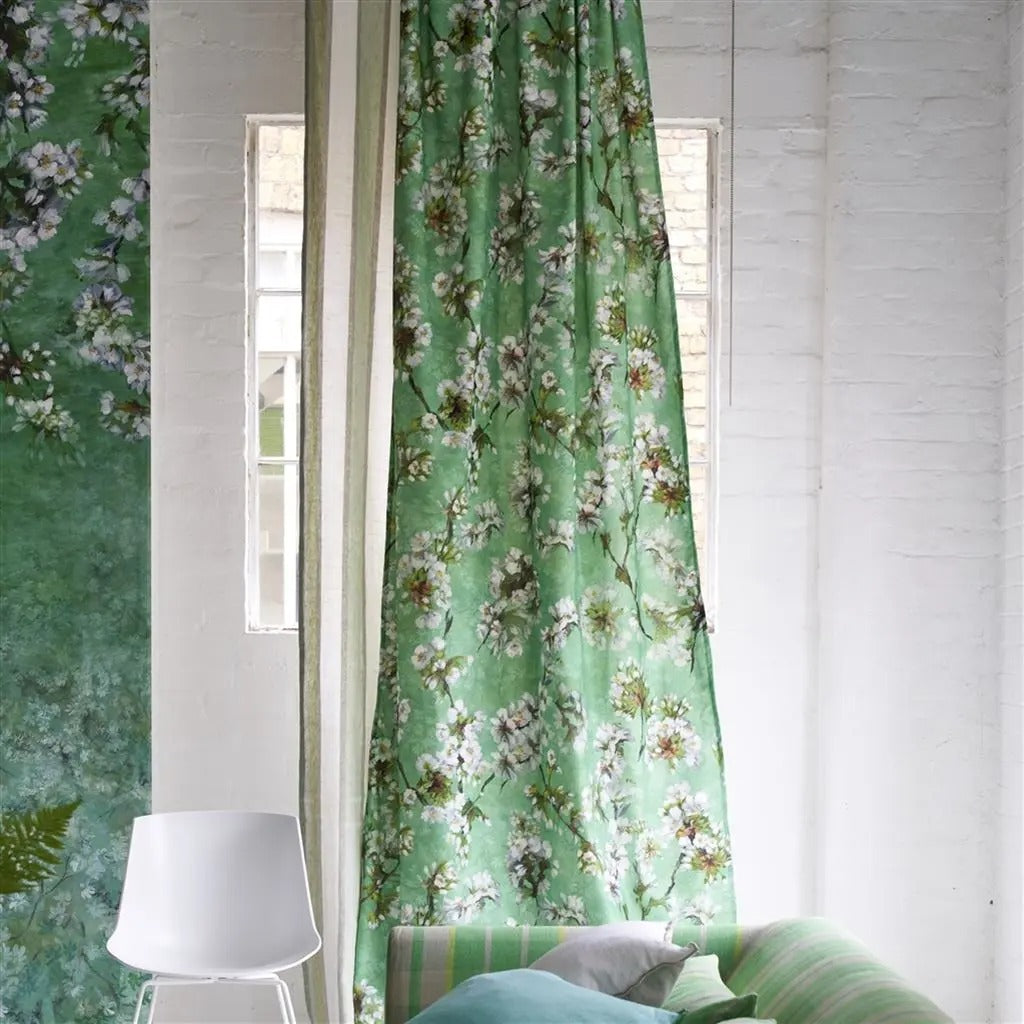 Fleur D Assam Emerald Room Fabric