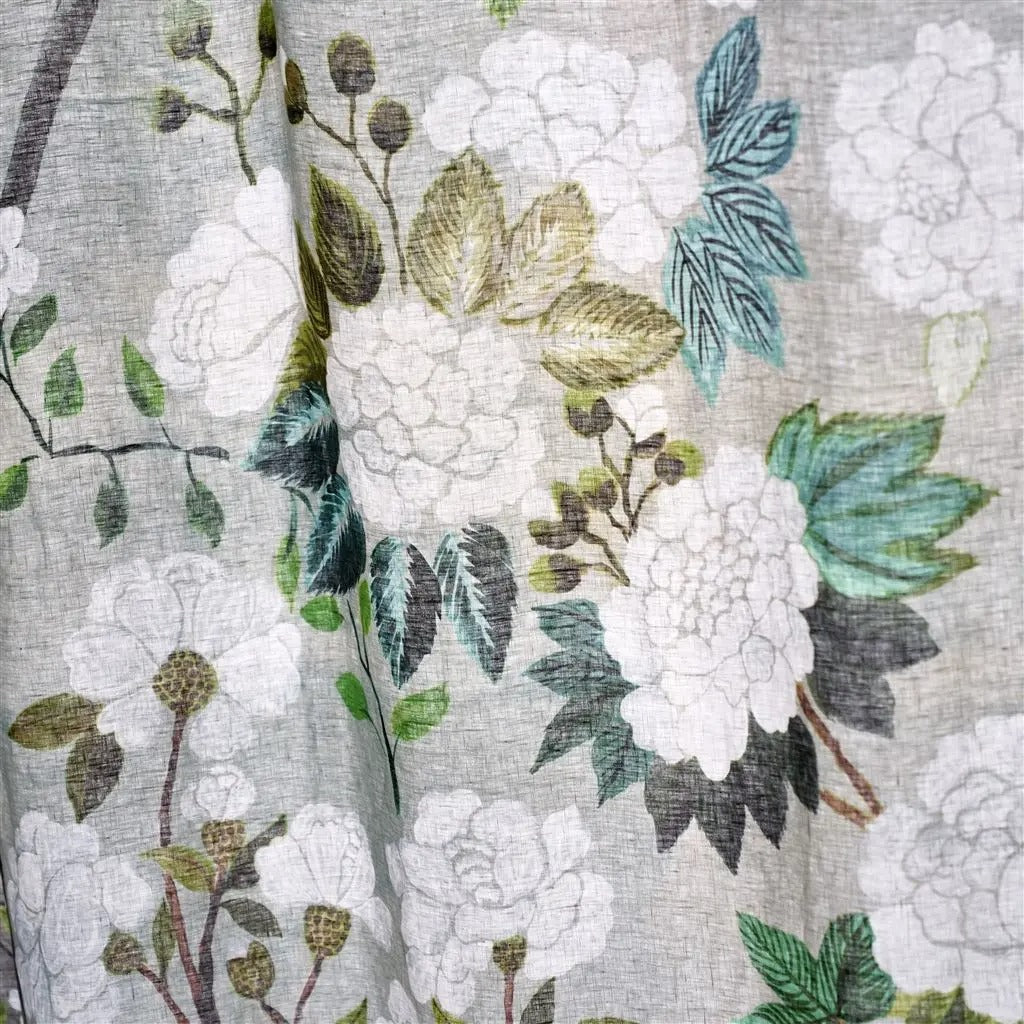 Fleur Orientale Celadon Room Fabric