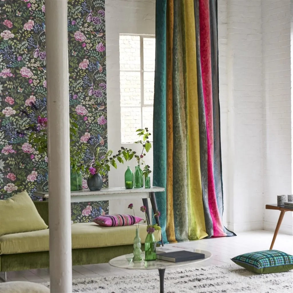 Rayure Chinoise Alchemilla Room Fabric