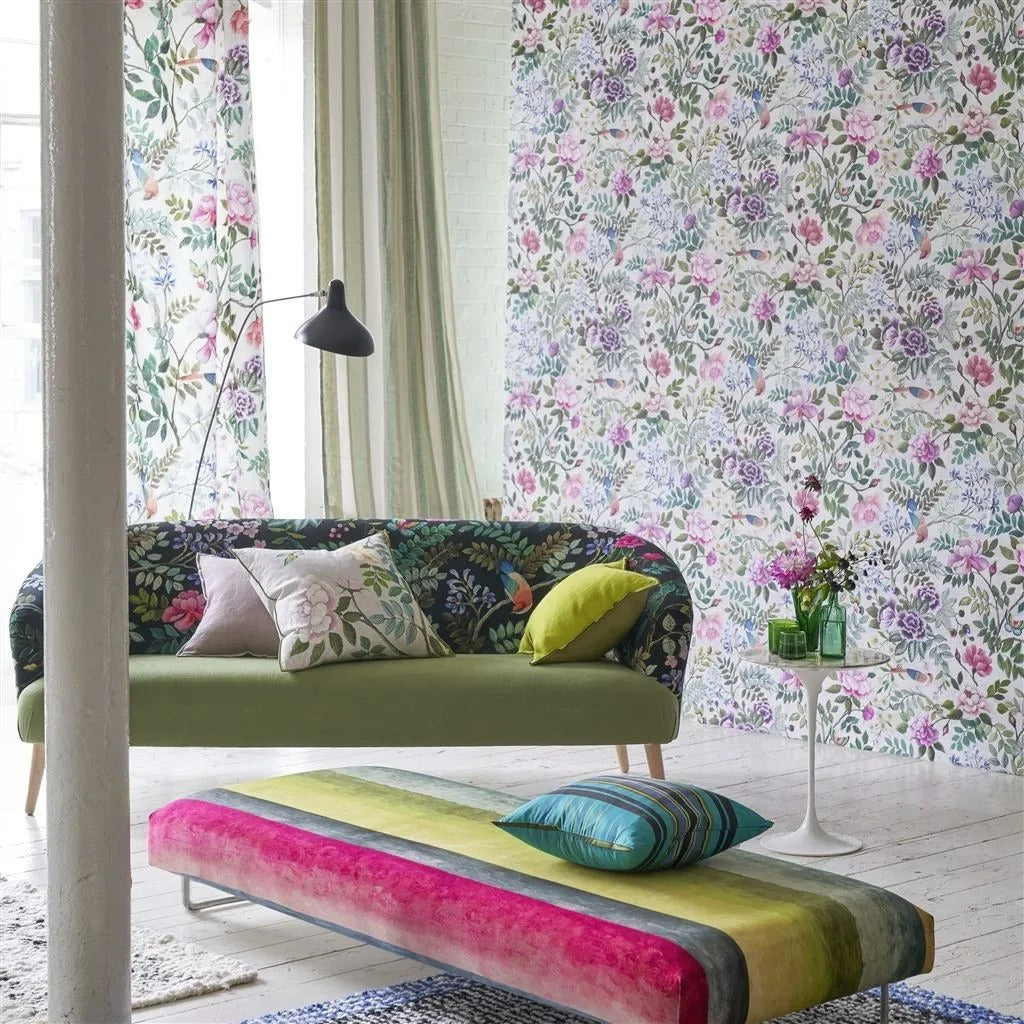 Rayure Chinoise Alchemilla Room Fabric