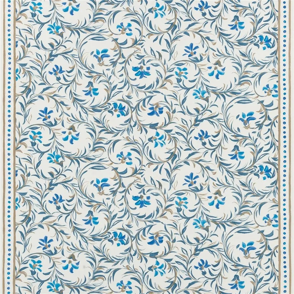 Fleur Indienne Indigo Fabric