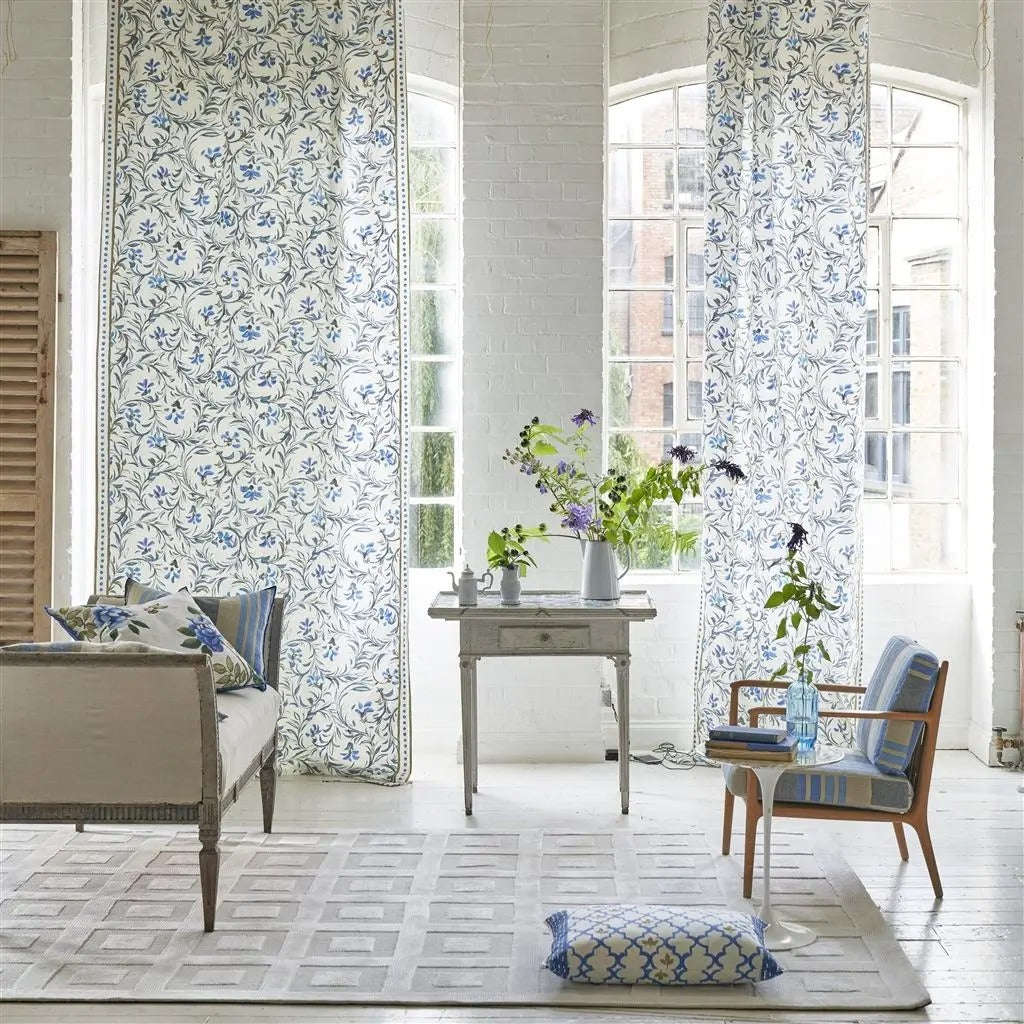 Fleur Indienne Indigo Room Fabric