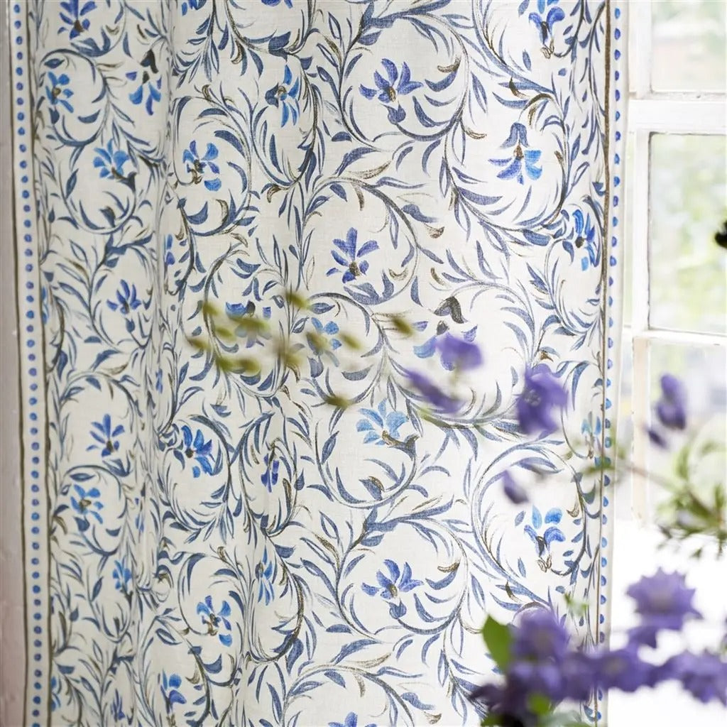 Fleur Indienne Indigo Room Fabric