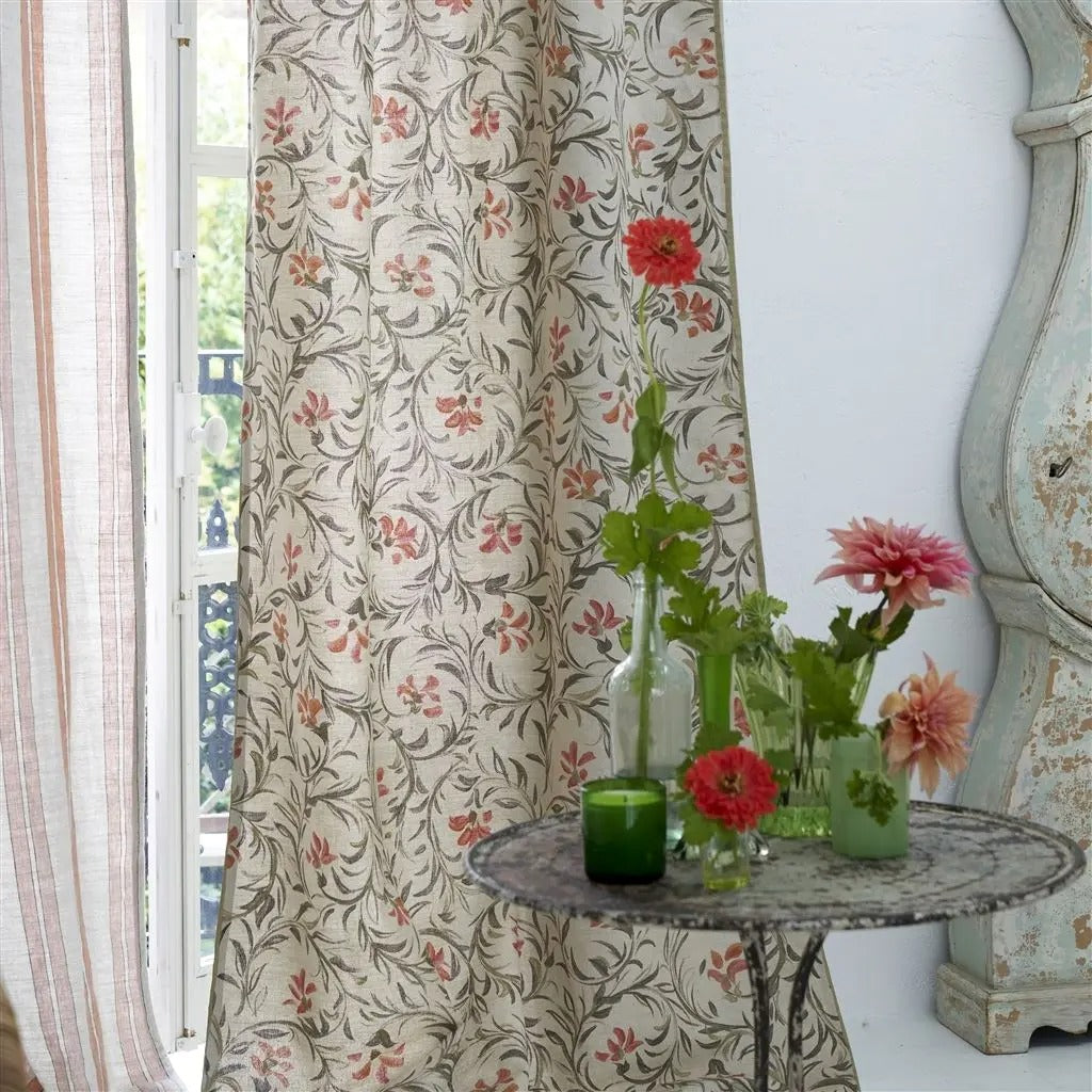 Fleur Indienne Saffron Room Fabric