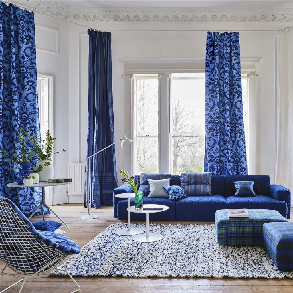 Guerbois Cobalt Room Fabric